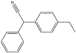 Acetonitrile, (p-ethylphenyl)phenyl- (5CI) Struktur