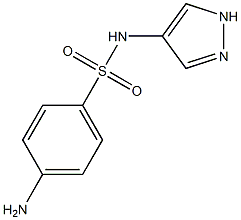 Sulfanilamide, N1-4-pyrazolyl- (4CI) Struktur