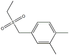 Sulfone, 3,4-dimethylbenzyl ethyl (5CI) Struktur