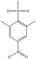 Sulfone, methyl 4-nitro-2,6-xylyl (5CI) Struktur