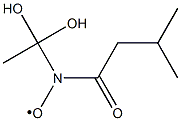 Nitroxide,  1,1-dihydroxyethyl  3-methyl-1-oxobutyl  (9CI) Struktur