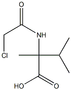 Butyric  acid,  2-(2-chloroacetamido)-2,3-dimethyl-  (5CI) Struktur