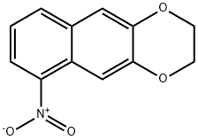 Naphtho[2,3-b]-p-dioxin,  2,3-dihydro-6-nitro-  (5CI) Struktur