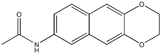 Naphtho[2,3-b]-p-dioxin,  7-acetamido-2,3-dihydro-  (5CI) Struktur