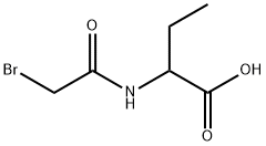 Butyric  acid,  -alpha--(-alpha--bromoacetamido)-  (3CI) Struktur