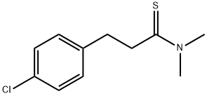 Hydrocinnamamide,  p-chloro-N,N-dimethylthio-  (4CI) Struktur