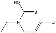 Carbamic  acid,  (3-chloroallyl)ethylthio-  (6CI) Struktur