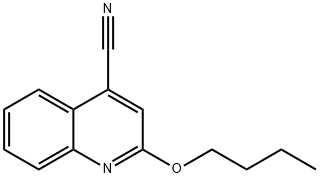 Cinchoninonitrile,  2-butoxy-  (3CI) Struktur