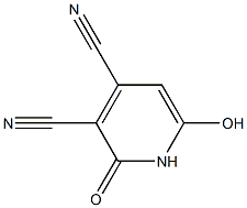 3,4-Pyridinedicarbonitrile,  1,2-dihydro-6-hydroxy-2-oxo-  (6CI) Struktur