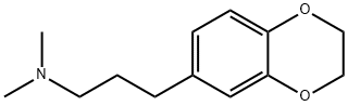 Propyldimethylamine,  -gamma--(3,4-ethylenedioxyphenyl)-  (2CI) Struktur