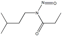 Propionamide,  N-isopentyl-N-nitroso-  (5CI) Struktur