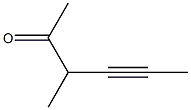 4-Hexyn-2-one, 3-methyl- (6CI) Struktur