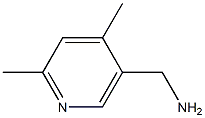 Pyridine, 5-(aminomethyl)-2,4-dimethyl- (6CI) Struktur