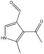 Pyrrole-3-carboxaldehyde, 4-acetyl-5-methyl- (6CI) Struktur