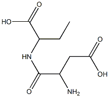 Succinamic  acid,  3-amino-N-(1-carboxypropyl)-  (6CI) Struktur