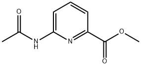 Picolinic acid, 6-acetamido-, methyl ester (6CI) Struktur