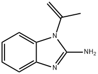 Benzimidazole, 2-amino-1-isopropenyl- (6CI) Struktur