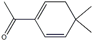 Ketone, 4,4-dimethyl-1,5-cyclohexadien-1-yl methyl (6CI) Struktur