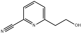 Picolinonitrile, 6-(2-hydroxyethyl)- (6CI) Struktur