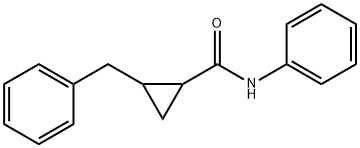 2-benzyl-N-phenylcyclopropanecarboxamide Struktur