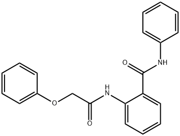 2-[(phenoxyacetyl)amino]-N-phenylbenzamide Struktur