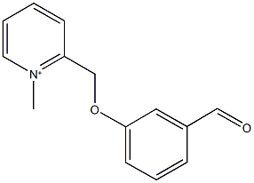 2-[(3-formylphenoxy)methyl]-1-methylpyridinium Struktur