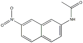 N-{7-nitro-2-naphthyl}acetamide Struktur