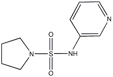 N-(3-pyridinyl)-1-pyrrolidinesulfonamide Struktur