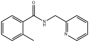 2-methyl-N-(2-pyridinylmethyl)benzamide Struktur