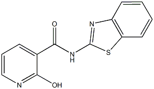 N-(1,3-benzothiazol-2-yl)-2-hydroxynicotinamide Struktur