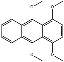 1,4,9,10-tetramethoxyanthracene Struktur