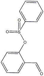 2-formylphenyl benzenesulfonate Struktur