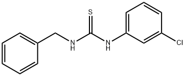 N-benzyl-N'-(3-chlorophenyl)thiourea Struktur