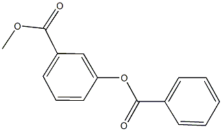 methyl 3-(benzoyloxy)benzoate Struktur