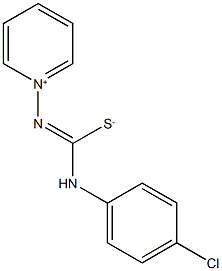 N-(4-chlorophenyl)-N'-(1-pyridiniumyl)imidothiocarbamate Struktur