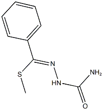 (aminocarbonyl)benzohydrazonoyl methyl sulfide Struktur