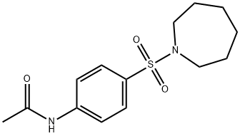 N-[4-(azepan-1-ylsulfonyl)phenyl]acetamide Struktur