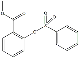 methyl 2-[(phenylsulfonyl)oxy]benzoate Struktur