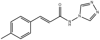 3-(4-methylphenyl)-N-(4H-1,2,4-triazol-4-yl)acrylamide Struktur