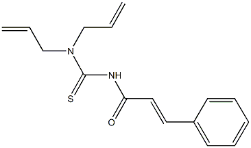 N,N-diallyl-N'-cinnamoylthiourea Struktur