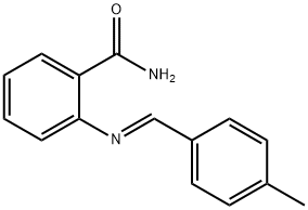 2-[(4-methylbenzylidene)amino]benzamide Struktur