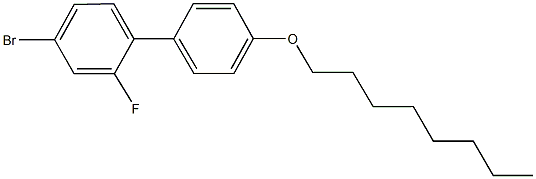 4-bromo-2-fluoro-4'-(octyloxy)-1,1'-biphenyl Struktur