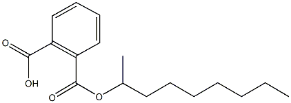 2-{[(1-methyloctyl)oxy]carbonyl}benzoic acid Struktur