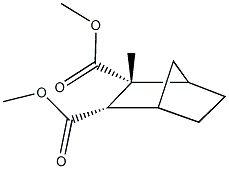 dimethyl 2-methylbicyclo[2.2.1]heptane-2,3-dicarboxylate Struktur