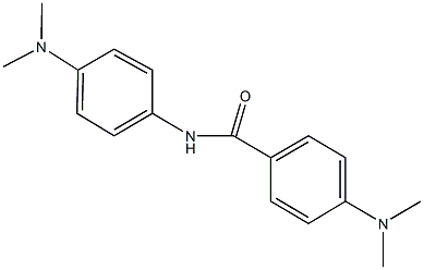 4-(dimethylamino)-N-[4-(dimethylamino)phenyl]benzamide Struktur