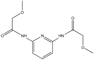 2-methoxy-N-{6-[(methoxyacetyl)amino]-2-pyridinyl}acetamide Struktur