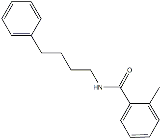 2-methyl-N-(4-phenylbutyl)benzamide Struktur