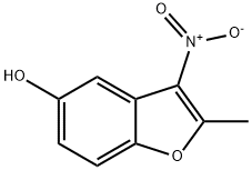 3-nitro-2-methyl-1-benzofuran-5-ol Struktur