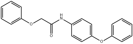 2-phenoxy-N-(4-phenoxyphenyl)acetamide Struktur