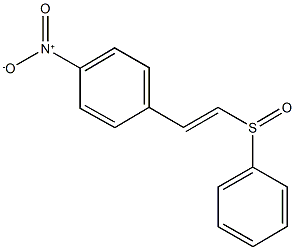 1-nitro-4-[2-(phenylsulfinyl)vinyl]benzene Struktur